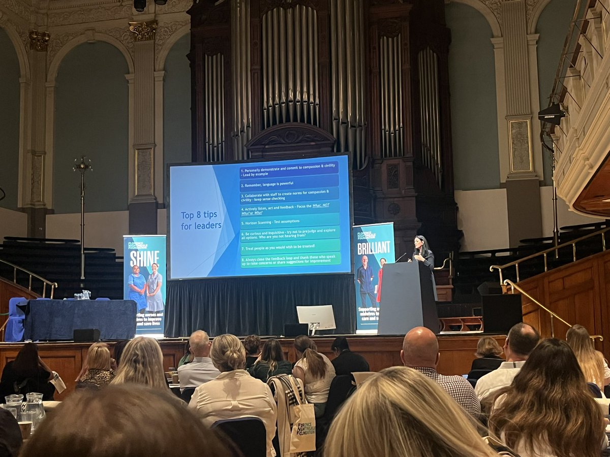 Fantastic, insightful day at the <a href="/FNightingaleF/">Florence Nightingale Foundation</a> Members Symposium 
Great to see old FNF friends and make new connections
Particularly overwhelmed by the courage &amp; learning from <a href="/DonnellyHelene/">Helene E Donnelly</a>’s keynote speech
Some fantastic thoughts to take to the <a href="/ExeterNurse/">UoE Academy of Nursing</a> team #fnfmembers