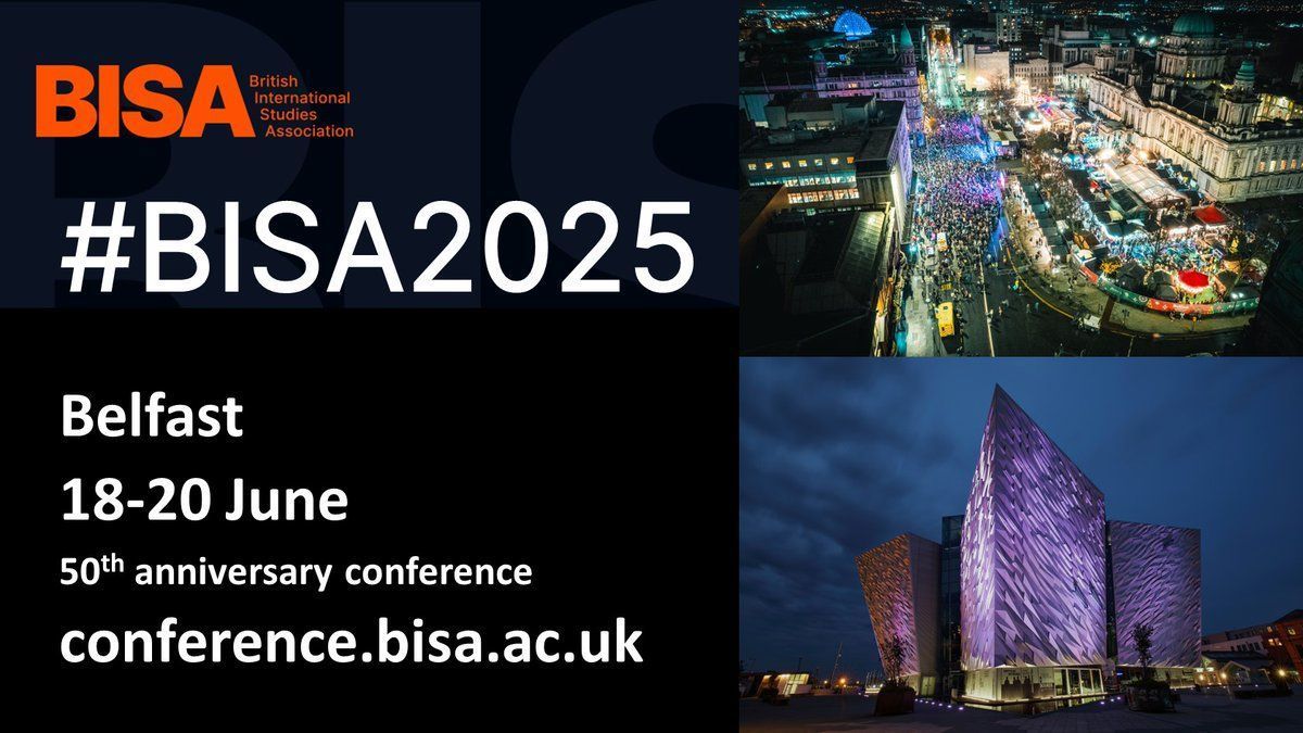 One week to go! On October 8, the #BISA2025 call for papers will open. We'd love to see you there for the 50th anniversary conference!

Visit the conference site👉buff.ly/3XQCZDW