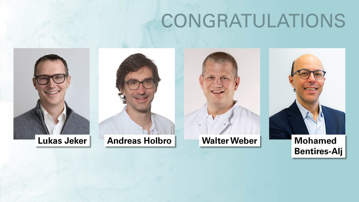 Congrats to our teams, led by Prof. Jeker <a href="/JekerLab/">JekerLab</a> in collaboration with Andreas Holbro, and Prof. Bentires-Alj <a href="/MomoBentires/">M. Bentires-Alj</a>, together with Walter Weber, for receiving TANDEM grants supported by the ISREC Foundation! Their projects target innovative treatments for AML and