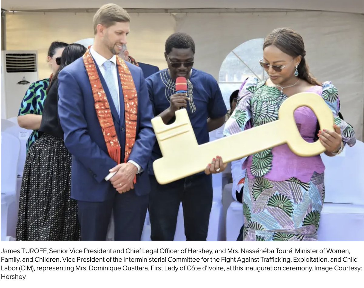 American chocolate company Hershey and its partners inaugurate three primary schools in Côte d’Ivoire. For the full story visit social-tv.co.za/rest-of-africa…
<a href="/Hersheys/">HERSHEY'S</a>