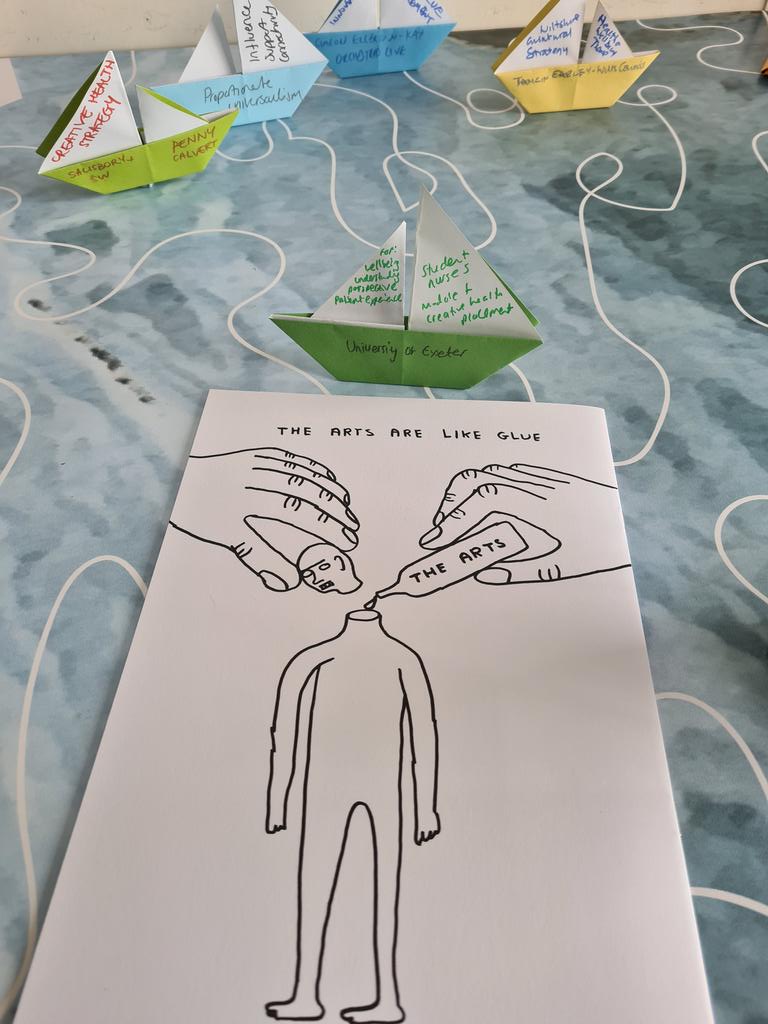 <a href="/TheNCCH/">The National Centre for Creative Health</a> excited to be part of a panel informing creative health education in the South West today <a href="/ExeterNurse/">UoE Academy of Nursing</a> <a href="/uniofexeHLS/">University of Exeter Faculty of Health & Life Sci</a>