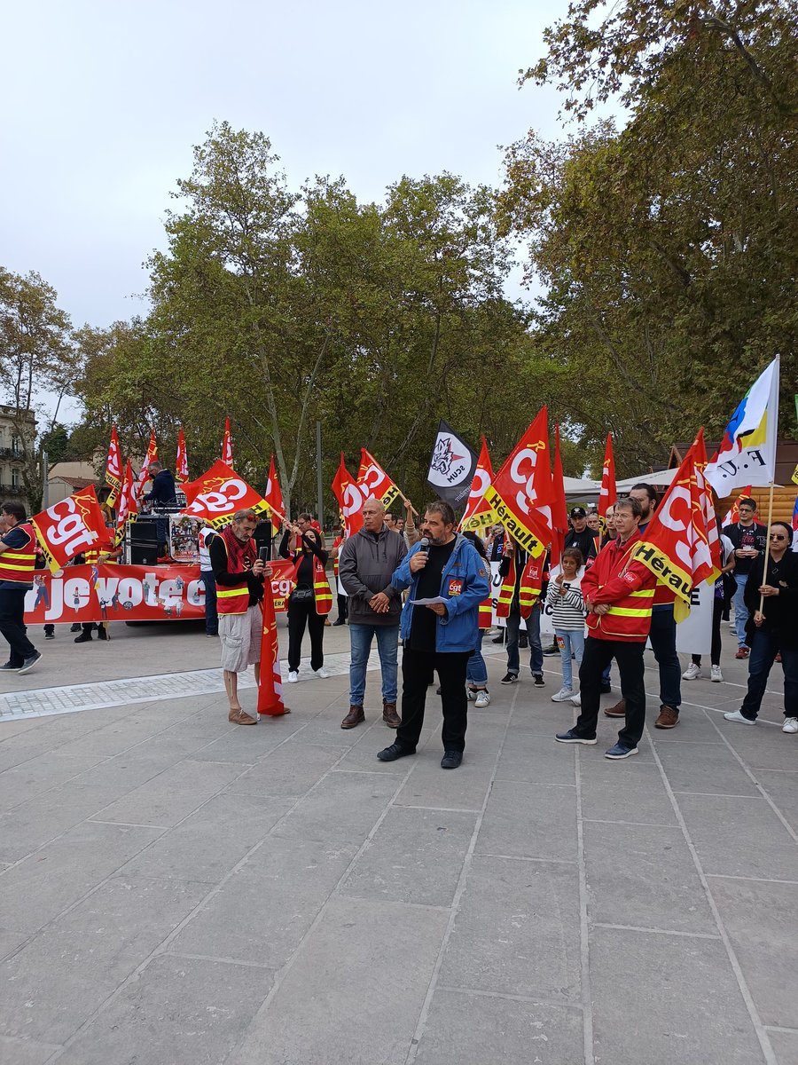 📢 Nous sommes là pour défendre des salaires qui permettent de vivre, des services publics, l’abrogation de la loi retraites !
<a href="/lacgtcommunique/">La CGT</a> <a href="/BinetSophie/">Sophie Binet</a> <a href="/SergeRagazzacci/">serge Ragazzacci</a> <a href="/CGTULMontpel/">UL CGT de Montpellier</a> <a href="/CgtTam34/">CGT Tam Montpellier</a> <a href="/CGTUM3/">CGT Universités de Montpellier</a> <a href="/CgtChu/">CGT CHU Montpellier</a> <a href="/CheminotsCgt/">CGT CHEMINOTS MONTPELLIER</a> <a href="/scum34/">SCUM - Montpellier</a>