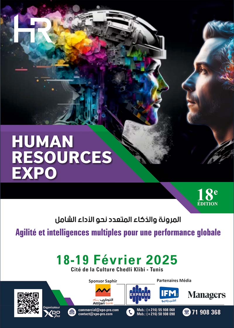 HRexpo's tweet photo. Nous sommes ravis de vous annoncer que la 💖𝟏𝟖𝐞̀𝐦𝐞 𝐞́𝐝𝐢𝐭𝐢𝐨𝐧💖 de 𝐇𝐑 𝐞𝐱𝐩𝐨  se tiendra les 𝟏𝟖 &amp; 𝟏𝟗 𝐟𝐞́𝐯𝐫𝐢𝐞𝐫 𝟐𝟎𝟐𝟓, à la cité de la culture - Tunis 
💖💖𝐇𝐑 𝐞𝐱𝐩𝐨, 𝐧𝐨𝐮𝐬 𝐜𝐫𝐨𝐲𝐨𝐧𝐬 𝐝𝐚𝐧𝐬 𝐥’𝐡𝐮𝐦𝐚𝐢𝐧 !💖💖 https://t.co/dV8o5RvLsc