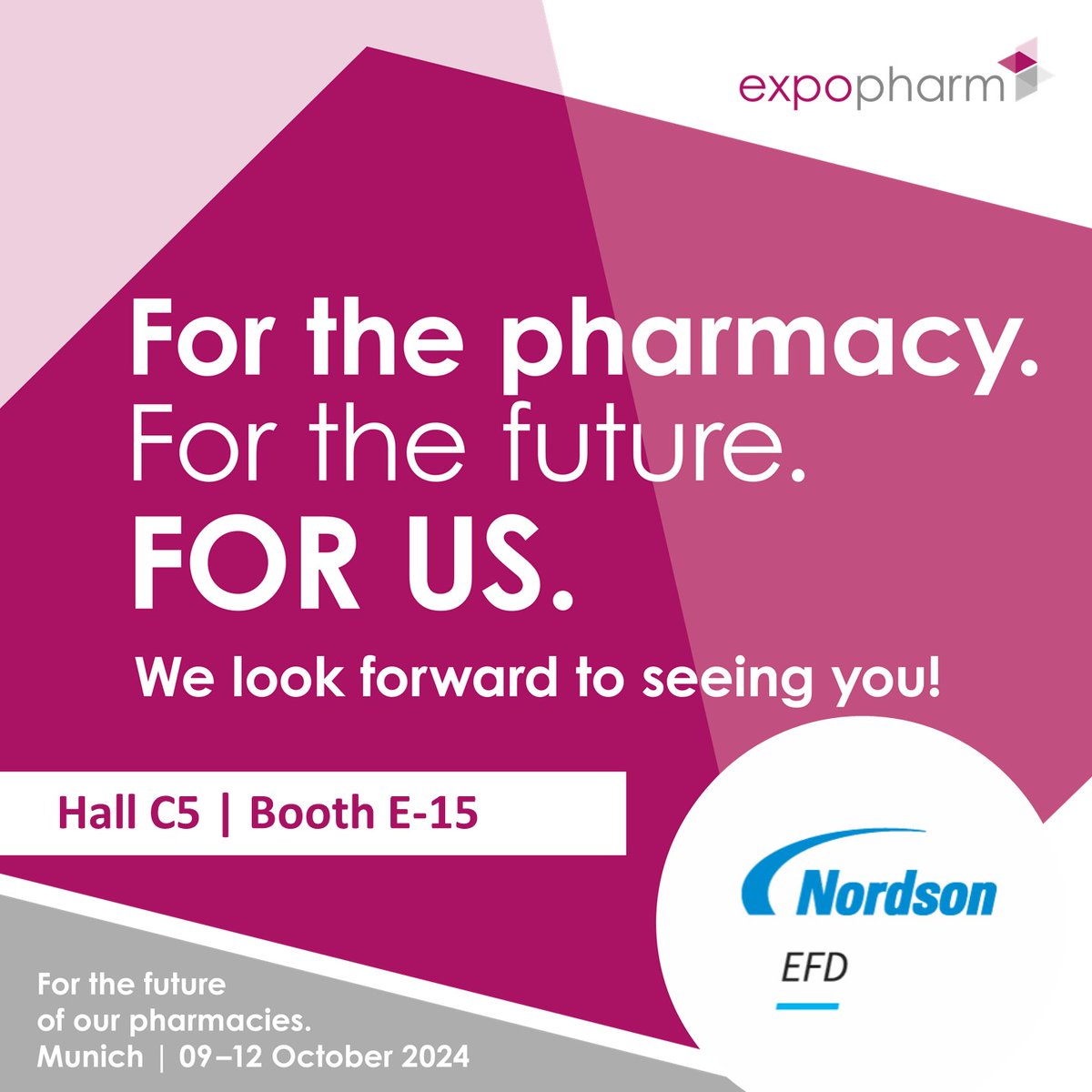 NordsonEFD's tweet image. Are you looking to enhance your production line? We have solutions that can help! Join us at ExpoPharm next week! Visit our booth to discover how we can support your operations.#ExpoPharm #ProductionOptimization #PharmaIndustry #ManufacturingSolutions #Innovation #fluiddispensing