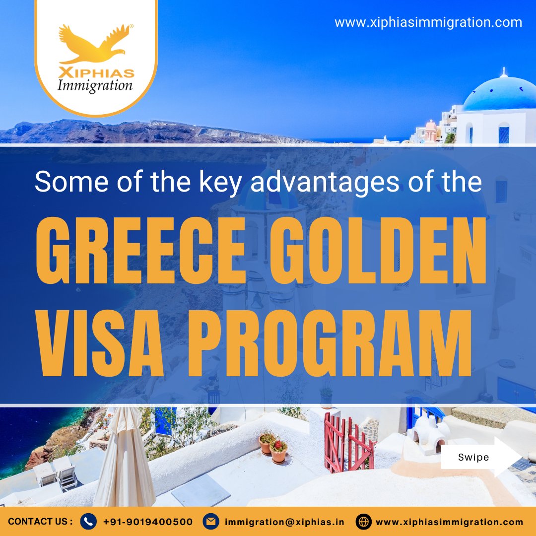 XiphiasInfo's tweet image. Greece’s serene landscapes and high-quality living benefits are all you need to start that beautiful you’ve always dreamed of. Contact us today &amp;amp; find out more about the Greece Golden Visa.

#xiphias #xiphiasimmigration #greecegoldenvisa #greece