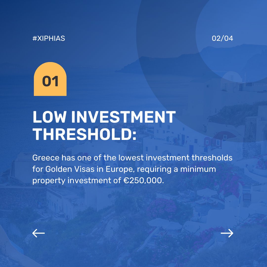 XiphiasInfo's tweet image. Greece’s serene landscapes and high-quality living benefits are all you need to start that beautiful you’ve always dreamed of. Contact us today &amp;amp; find out more about the Greece Golden Visa.

#xiphias #xiphiasimmigration #greecegoldenvisa #greece