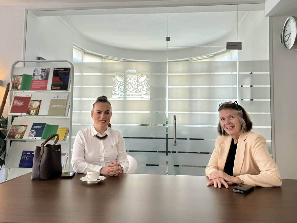 Very pleasant conversation with Elvana Shala, 🇽🇰 Ambassador of Goodwill. Together we stand in strong support of human rights and continuously advocate for all marginalised groups.