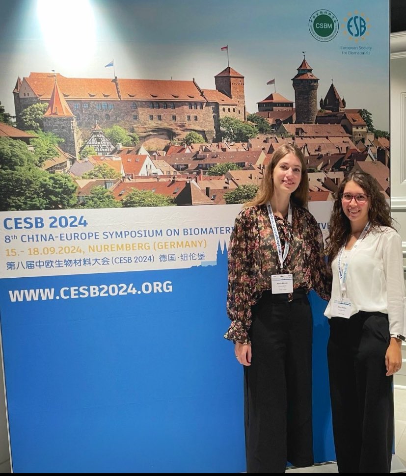 COMPASS_RG's tweet photo. Hope you had the chance to connect with Maria and Elisa during the 8th China-Europe Symposium ✨@ESBiomaterials #CSBM
👏🏽Congratulations on your contributions on placenta-derived materials and self-standing perfusable structures!! https://t.co/NL88yLgY3E