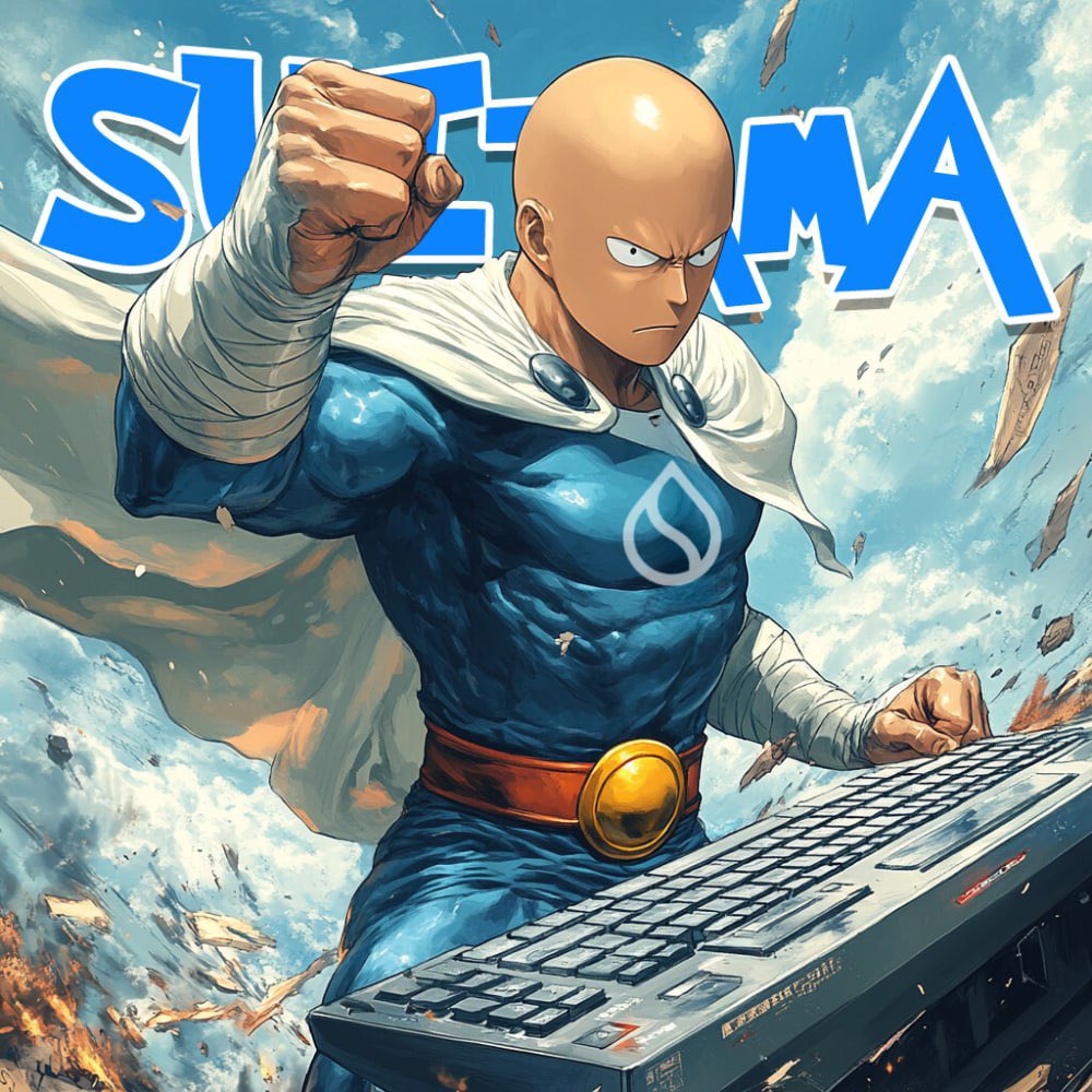 suitamacoin's tweet photo. Suitama gonna punch them keys to buy more $STAMA

#SUI #STAMA #MEME https://t.co/MSlgEs2jLX