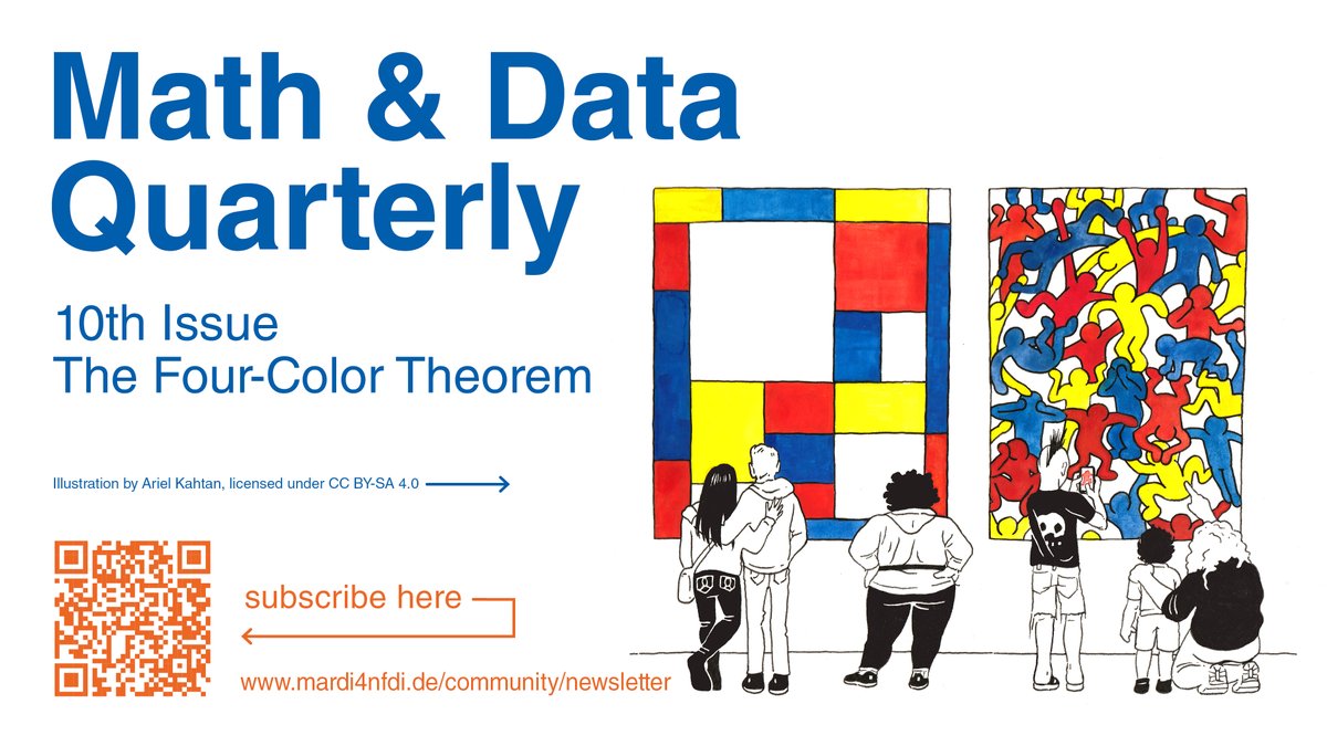 The four-color theorem has a fascinating history and highlights how research data became relevant in mathematics. Explore this and much more in our 10th #MaRDI newsletter! Read here: t1p.de/0da4d #ResearchData #mathRD ^im