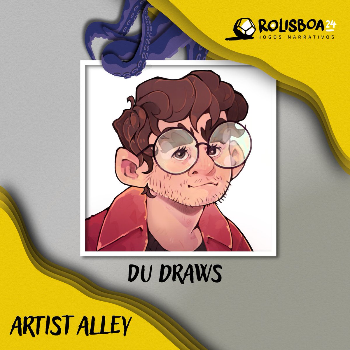 rolisboa's tweet photo. Caros aventureiros, @du_draws regressa à artist-alley da Rolisboa!
#rolisboa #rlx #blx #artistalley #dudraws https://t.co/7t3Y6JUtn7