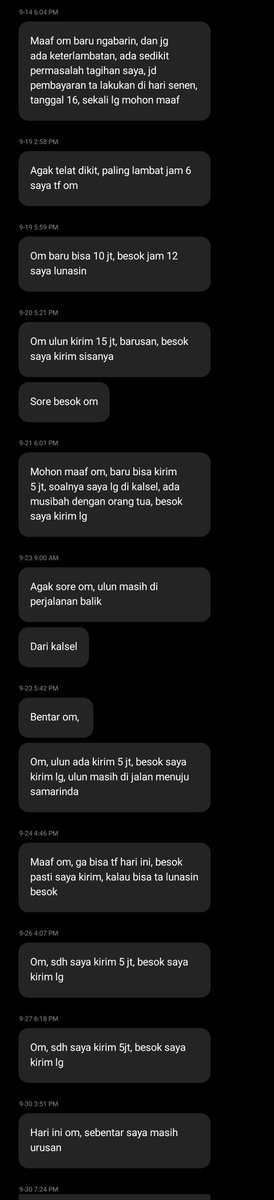 Telah memasuki
Fase orang dewasa