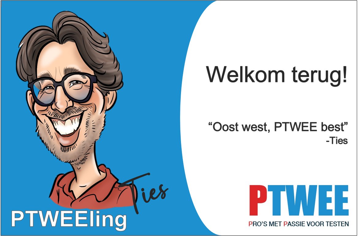 Met nieuwe energie en ervaringen verwelkomen we Ties weer terug bij PTWEE!
 
Veel plezier en succes bij je nieuwe opdracht.
 
Ook benieuwd hoe onze koffiemachine werkt?☕️
Kijk snel op werkenbij.ptwee.nl

#nieuwecollega #softwaretester