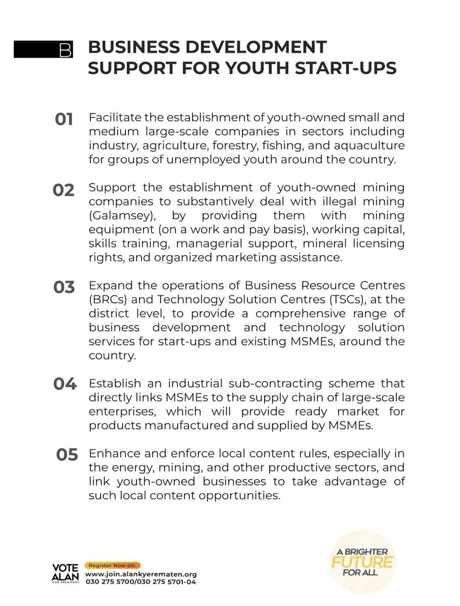 QueenCillah's tweet photo. “BUSINESS DEVELOPMENT SUPPORT FOR YOUTH START-UPS !
So many awesome and interesting key points on here you gotta read 👇🏾👇🏾 #AlanForChange https://t.co/uFu35xDGtm