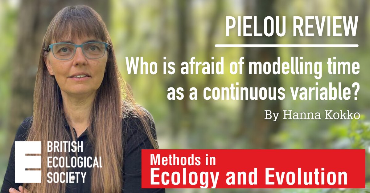 British Ecological Society (@britishecolsoc) on Twitter photo We are very excited about the new Pielou Review recently published in <a href="/MethodsEcolEvol/">Methods in Ecology and Evolution</a>
Check out @kokkonutter, Hanna Kokko’s ‘Who is afraid of modelling time as a continuous variable?’ here 👉 buff.ly/3TwlVAD We are very excited about the new Pielou Review recently published in <a href="/MethodsEcolEvol/">Methods in Ecology and Evolution</a>
Check out @kokkonutter, Hanna Kokko’s ‘Who is afraid of modelling time as a continuous variable?’ here 👉 buff.ly/3TwlVAD
