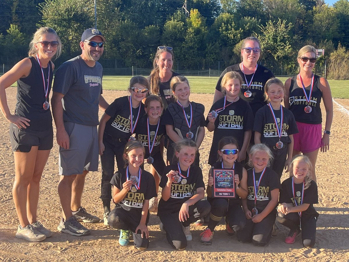 IMJGross's tweet photo. OMGAA 8U Storm Fastpitch came home this weekend as the Fall Ball Tier 1 Consolation Champs.  “Defense wins Championships” https://t.co/OlHx5DYjhY
