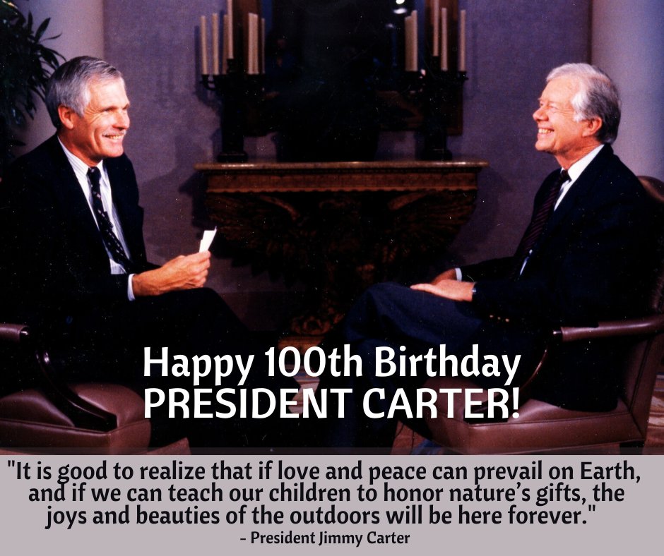 #JimmyCarter My good friend is a centurion! Our bonds were cemented through environmental stewardship &amp; humanitarian efforts. His lessons about peace, justice, &amp; fairness are more pertinent than ever. By embodying them, we honor him and his everlasting legacy. <a href="/CarterCenter/">The Carter Center</a>