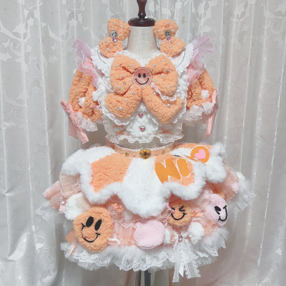 アイドル衣装 生誕祭衣装 ピンク モコモコ アイドル衣装 生誕祭衣装 ピンク モコモコ