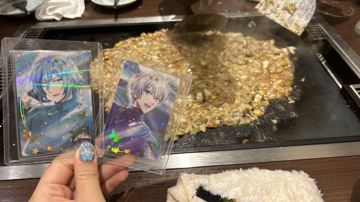 もんじゃ毎日食べたい！韓国には無いから🥹