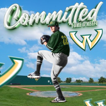 Congratulations to Luke O'Keefe on his commitment to Wayne State University.  Wayne State is getting a super talented pitcher, great young man, and a top-notch student.  Looking forward to him continuing an already very successful high school career this spring.  Great Job Luke!!