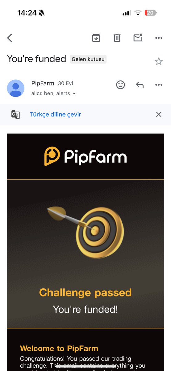 I just passed my <a href="/thepipfarm/">PipFarm | Funded Trader Firm</a> account great conditions 👍