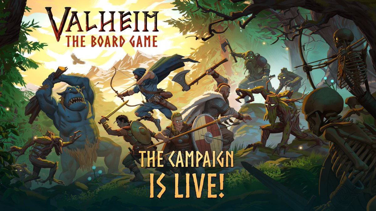 🔥 And the campaign is live! 🔥 Back #Valheim the Board Game now on Gamefound: valheim.com/boardgame