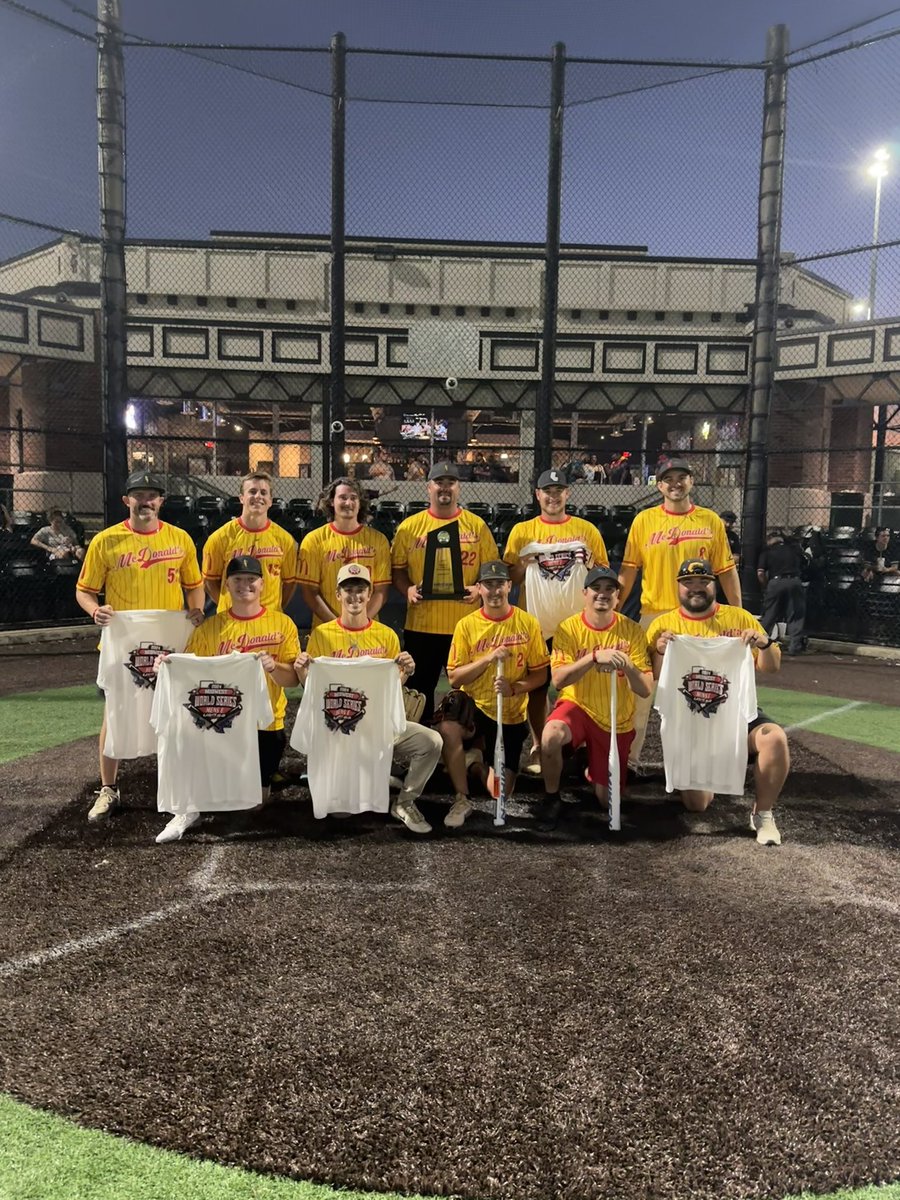 What a weekend at the <a href="/USSSASlowpitch/">USSSA Slowpitch</a> World Series! McDonald’s finished 2nd place. Ready to get after it again soon! #Imlovinit