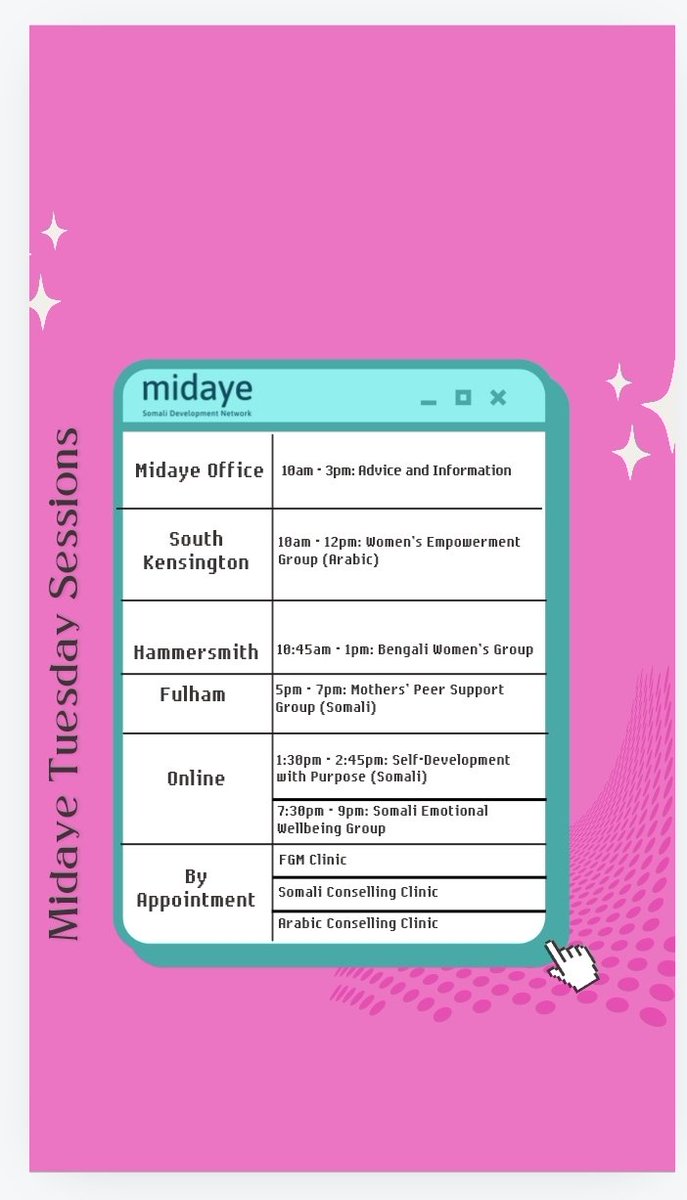 What's on <a href="/midaye/">Midaye SDN</a> today.