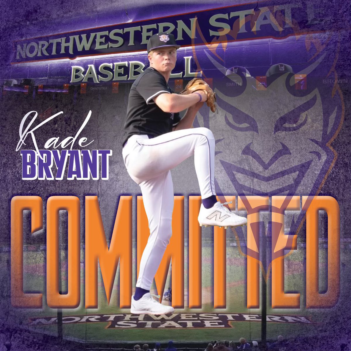 I’m extremely excited to announce that I will be continuing my academic and athletic career at Northwestern State University.  First off, I would like to thank God for giving me the opportunity to play the game I love. I’d also like to thank my parents for their support