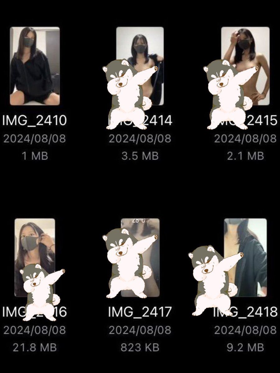 動画２３個　写真１８枚　アカ情報有　  

❤＆🔃で全部無料で送ります
リプ早い人から送っていきます