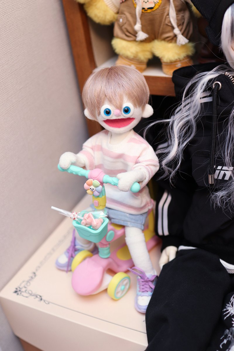 PPOLL_DOLL's tweet photo. 킥보드 귀여워~
#just_puppet #KRM_Dolls https://t.co/qVw4hXa3EB