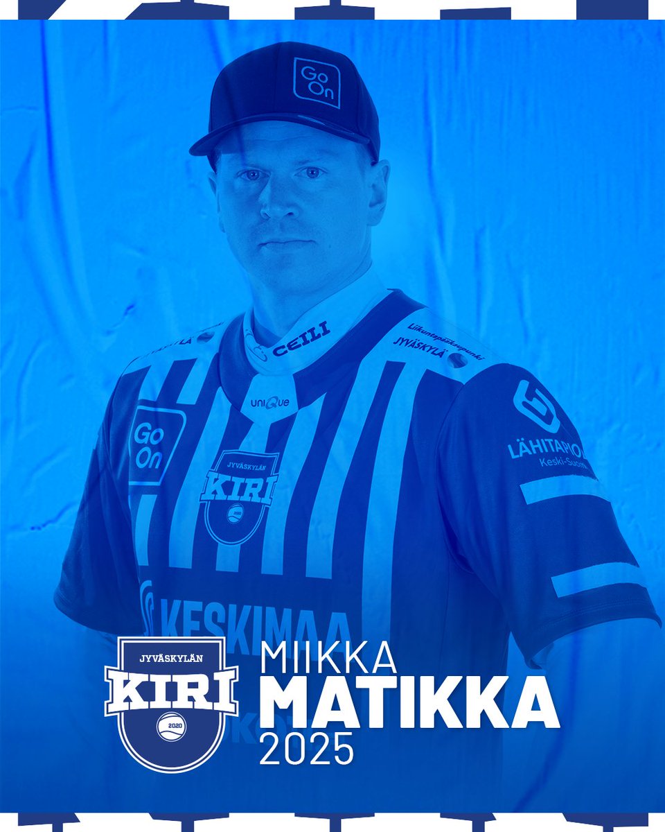 𝐎𝐍𝐄 𝐌𝐎𝐑𝐄 𝐘𝐄𝐀𝐑! 🔥

Miikka Matikka jatkaa Kirissä! Kaksi kertaa putkeen koko Ykköspesiksen kärkilyöntitilaston ylivoimaisesti voittanut Matikka teki vuoden jatkon. 👊

➡️ jklkiri.fi/matikka-jatkaa…

ps. laitetaan loppuviikosta lisää uutisia.🔵⚪️

#jklkiri #pesis