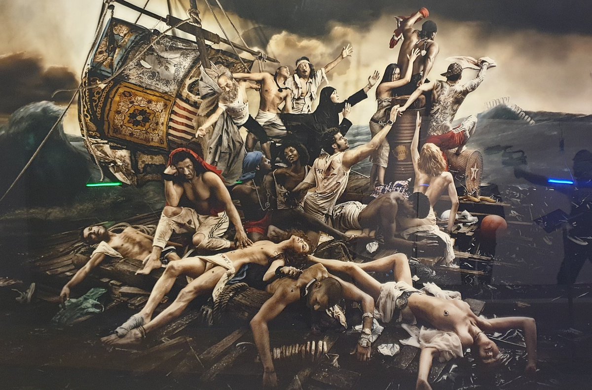 🎨 "Le radeau des illusions" de Caroline Gaudriault fait partie des œuvres exposées à l'Espace Culturel Départemental Lympia  jusqu'au 13 octobre 😉 
À vos agendas ! 🗓
#expositiontemporaire #art #culture #musee #galerielympia #visitcotedazur