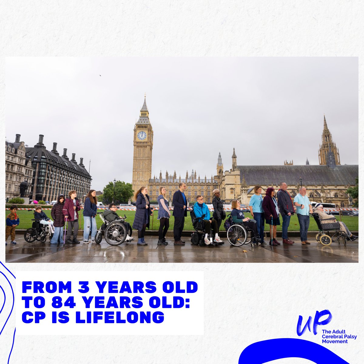 Cerebral Palsy is a lifelong condition, so why is there not lifelong support? Join us in the campaign to move CP up the political agenda. Add your name in support of the CP Charter here: upmovement.org.uk/our-movement/c… @worldcpday #CPForLifeNotJustChildhood #UniquelyCP #WorldCPDay2024
