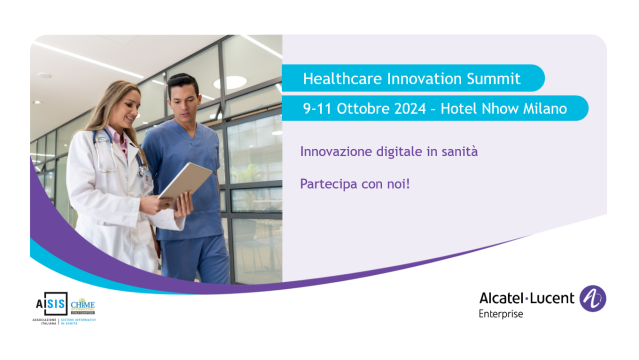 Alcatel-Lucent Enterprise partecipa a Healthcare Innovation Summit bit.ly/3N742Vf