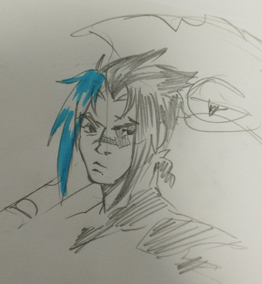Asaminoyoru's tweet photo. I don't have Time today but here's classic Kayn for the first day of #Kayntober ✨😌 https://t.co/qIYaWSP2oP
