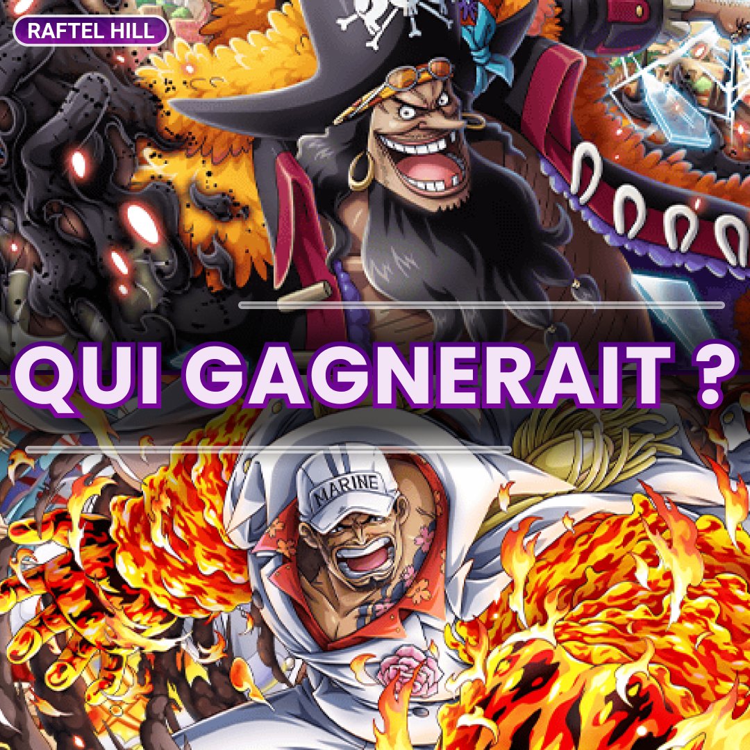 RaftelHill's tweet photo. Qui gagnerait entre les ténèbres et le magma , Teach vs Akainu selon vous ? ⚔️

#Onepiecefight https://t.co/jbtSPfGJQB