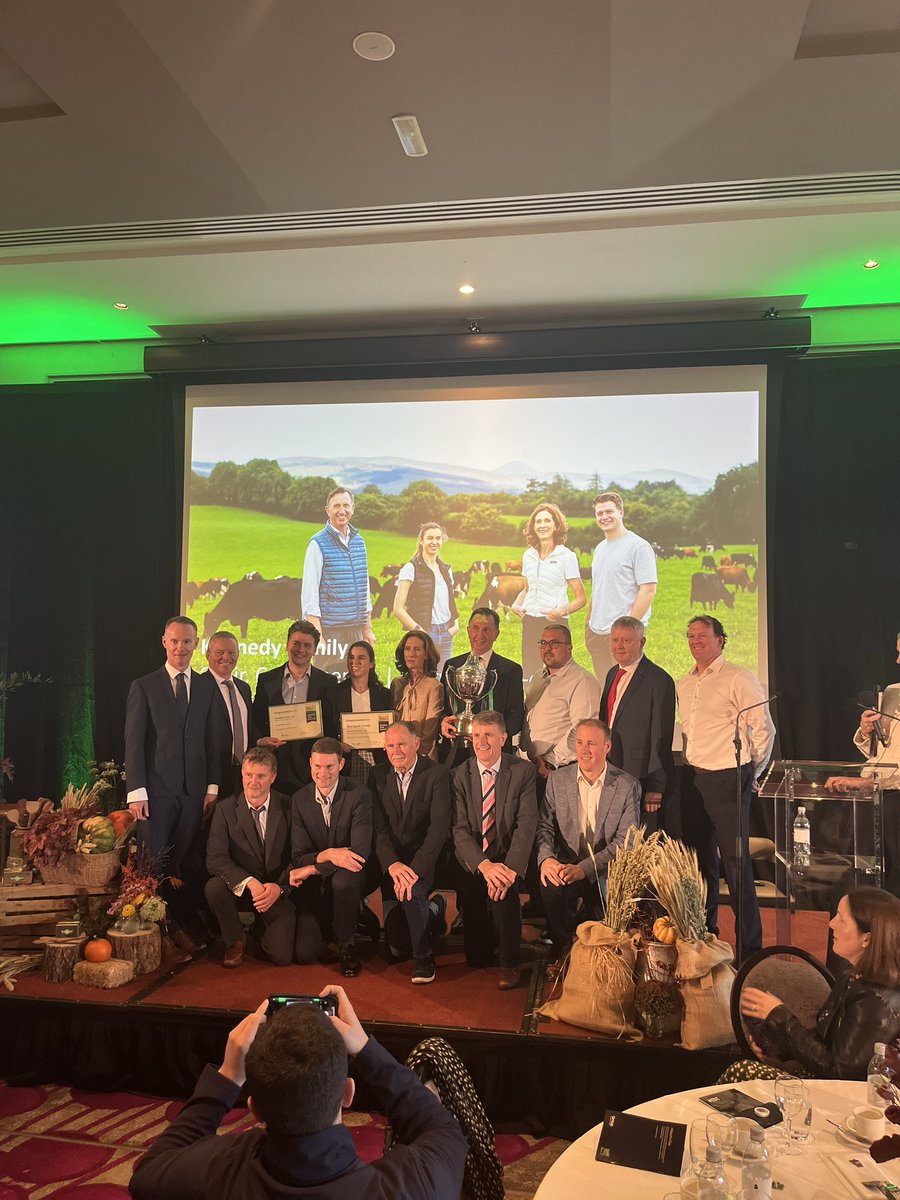 Congratulations to the Kennedy family, the overall winners of the NDC &amp; Kerrygold Quality Milk Awards 2024 🏆🎉

#MadeForThis #QualityMilkAwards2024 #IrishDairy
