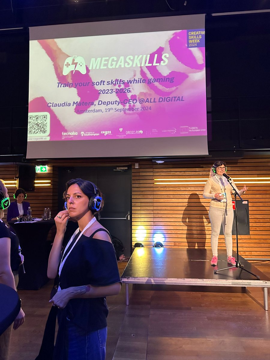 MEGASKILLS project (@megaskills35267) on Twitter photo The MEGASKILLS project was presented by <a href="/AllDigitalEU/">ALL DIGITAL</a> at the #CreativeSkillsWeek2024, during the session “Projects Showcase: Connecting CreativeInitiatives”, in Amsterdam, on the 19th September 2024. The MEGASKILLS project was presented by <a href="/AllDigitalEU/">ALL DIGITAL</a> at the #CreativeSkillsWeek2024, during the session “Projects Showcase: Connecting CreativeInitiatives”, in Amsterdam, on the 19th September 2024.