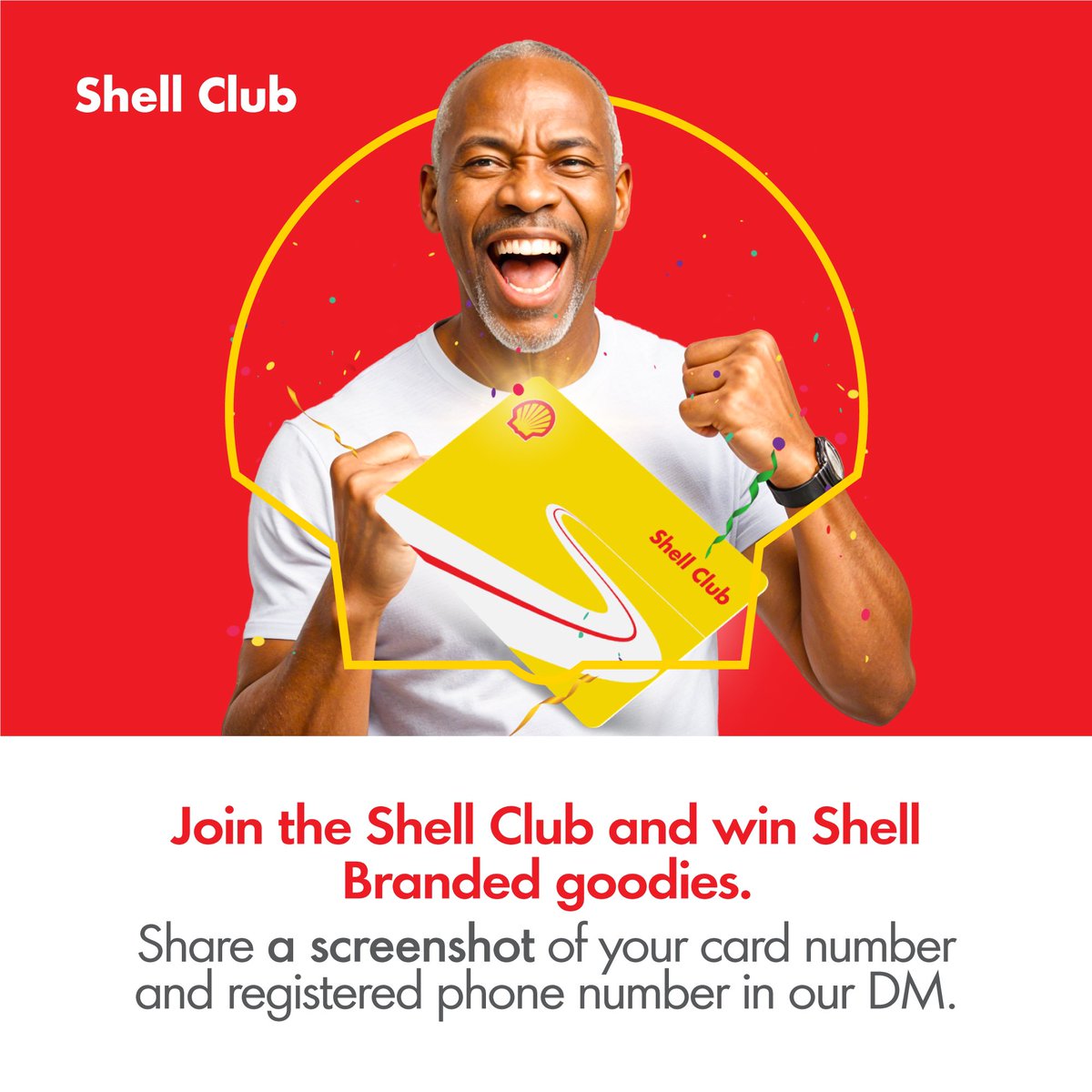 VivoEnergyUg's tweet photo. Celebrate the new month with rewards from the Shell Club! Join the Shell Club today, share a screenshot with us via DM, and you could win exciting goodies!
Download the Shell Africa App now: App Store: https://t.co/dh3k6UiIXb Google Play: https://t.co/ufy0s9h9Sz
#ShellClub https://t.co/fxADeZO0WL
