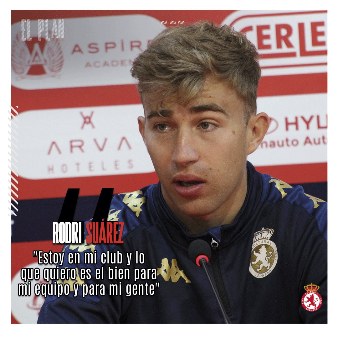 🎙️ RdP | <a href="/Rodriisuarez7/">Rodri</a> 

“𝐸𝑠𝑡𝑜𝑦 𝑒𝑛 𝑚𝑖 𝑐𝑙𝑢𝑏 𝑦 𝑙𝑜 𝑞𝑢𝑒 𝑞𝑢𝑖𝑒𝑟𝑜 𝑒𝑠 𝑒𝑙 𝑏𝑖𝑒𝑛 𝑝𝑎𝑟𝑎 𝑚𝑖 𝑒𝑞𝑢𝑖𝑝𝑜 𝑦 𝑝𝑎𝑟𝑎 𝑚𝑖 𝑔𝑒𝑛𝑡𝑒”

🔗 Más info: cydleonesa.com/noticia/rodri-…

#AúpaCultu | #CulturalTarazona