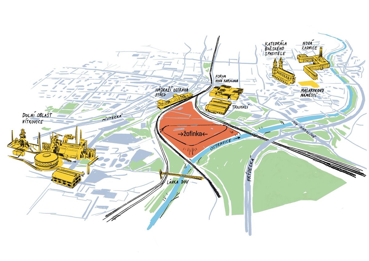 Seven teams will be designing a brand-new district of Ostrava.
 
🏙 The “Žofinka” architectural and urban planning competition, which will breathe new life into the area between Nová Karolina and Lower Vítkovice, has attracted high levels of interest.