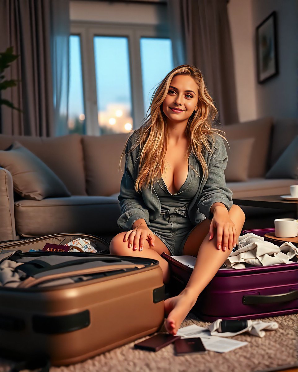 julialssa's tweet image. Home never felt so good 💕✨ After what feels like a lifetime of flights, layovers, and endless adventures, I’m finally back in my cozy corner. Messy hair, travel-worn clothes, and suitcases I’m too tired to unpack right now…  ✈️💼 #HomeSweetHome #PostTravelVibes #MessyButHappy