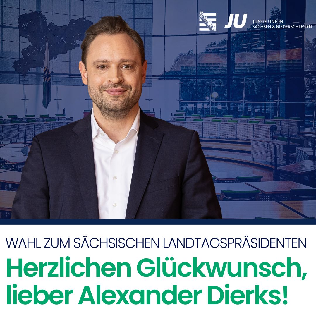 ju_sachsen's tweet photo. @AlexDierksMdL ist neuer Präsident des @sax_lt! Wir gratulieren unserem Ehrenvorsitzenden herzlich und wünschen ein gutes Amtieren! https://t.co/CHbEYq8TV8