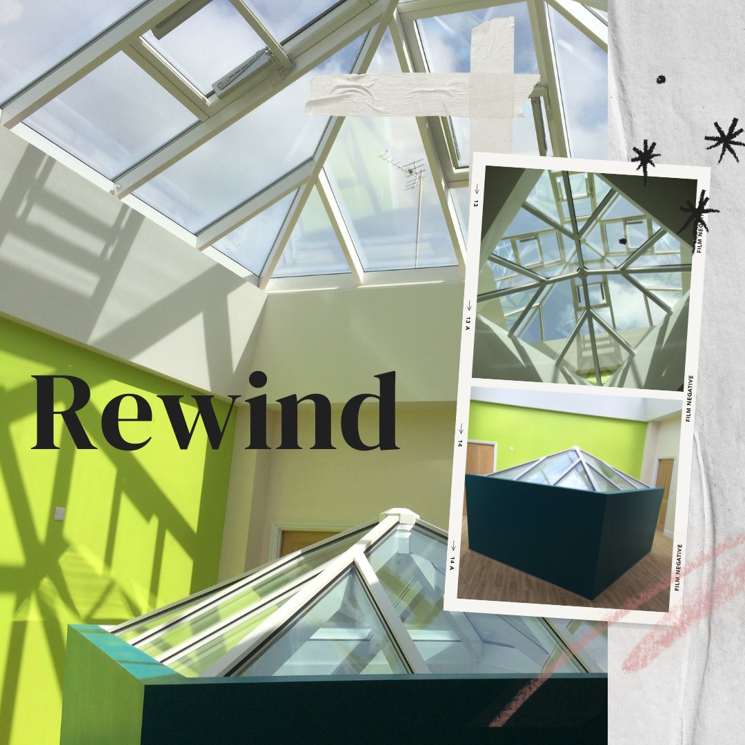 This double rooflight was installed nearly 10 years ago in Banbury.  Unusual internal and external effect that brings light right through the building 
#rooflightdesign #banbury #lightingdesign #architecture #interiordesign #exteriorspaces #naturalight