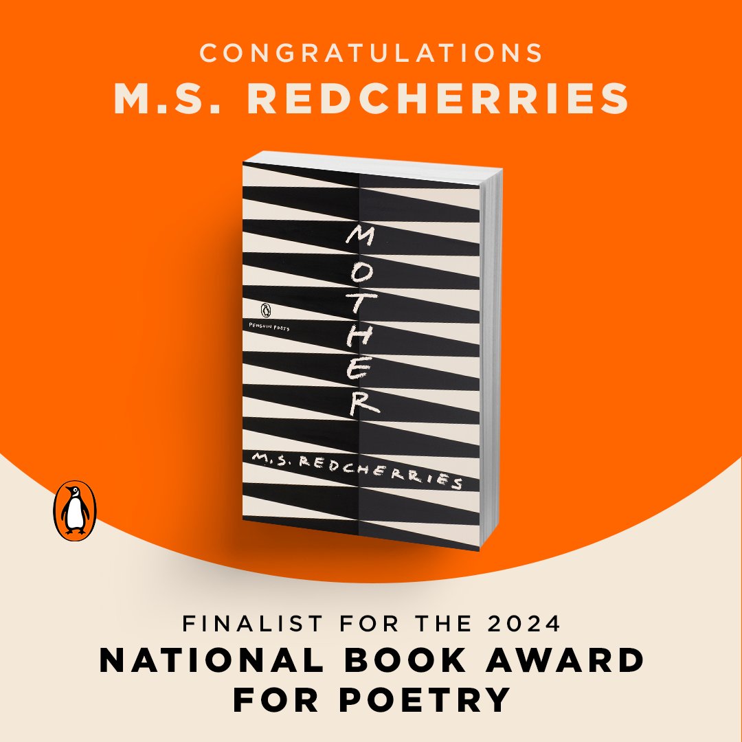 Congratulations m.s. RedCherries! 🎉🌟 MOTHER is a FINALIST for the National Book Award for Poetry!
<a href="/nationalbook/">National Book Foundation</a> #NBAwards

See the full list here: bit.ly/3Y4Dn1w