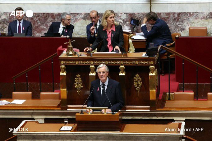 Merci au Premier Ministre <a href="/MichelBarnier/">Michel Barnier</a> pour son soutien apporté à l’expérimentation <a href="/ZeroChomeurLD/">Territoires zéro chômeur de longue durée</a> dans son discours de politique générale #droitalemploi