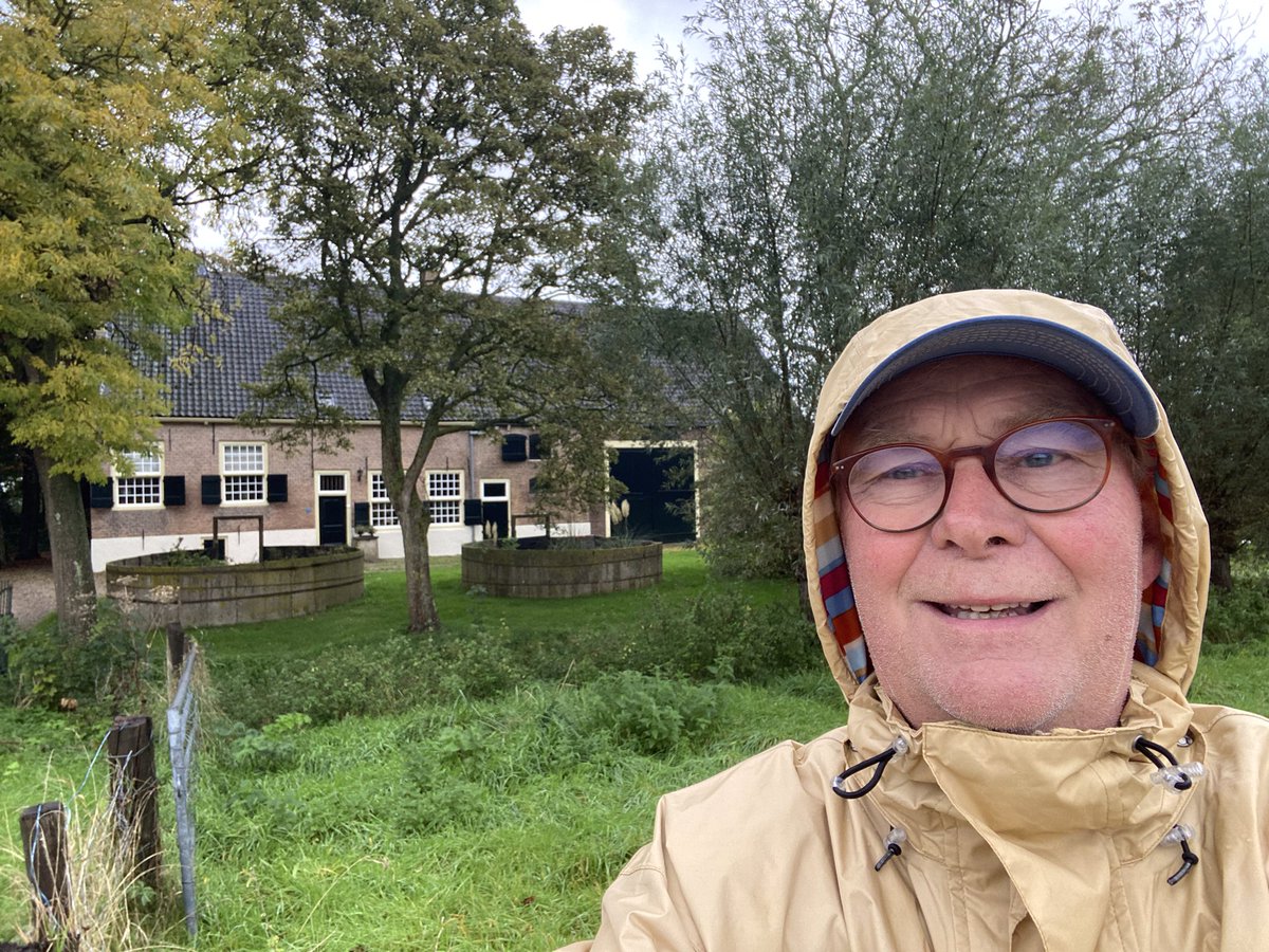 Weer of geen weer vanmorgen weer mijn rondje door de polder van Tinte gedaan!