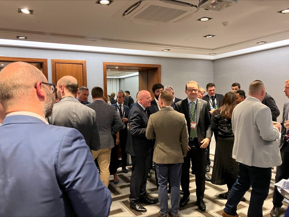 Delighted to host our industry reception at Conservative Party Conference yesterday with speeches from <a href="/jcartlidgemp/">James Cartlidge MP 🇬🇧 🇺🇦</a> &amp; <a href="/CharlotteV/">Charlotte Vere</a>.

Great to celebrate the vital role of the UK aerospace, defence, security and space sectors in delivering growth, prosperity and national security.