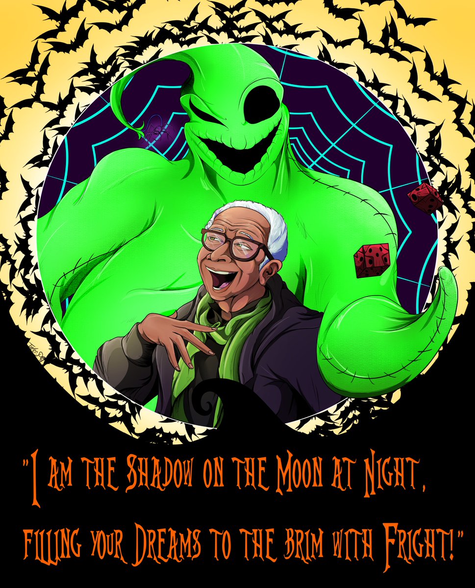 Iron_Icarus's tweet image. A small tribute piece to Ken Page
Thank you for the wonderful times and amazing songs.

You&apos;ll always be everyone&apos;s favorite Boogeyman. The Oogie Boogie Man